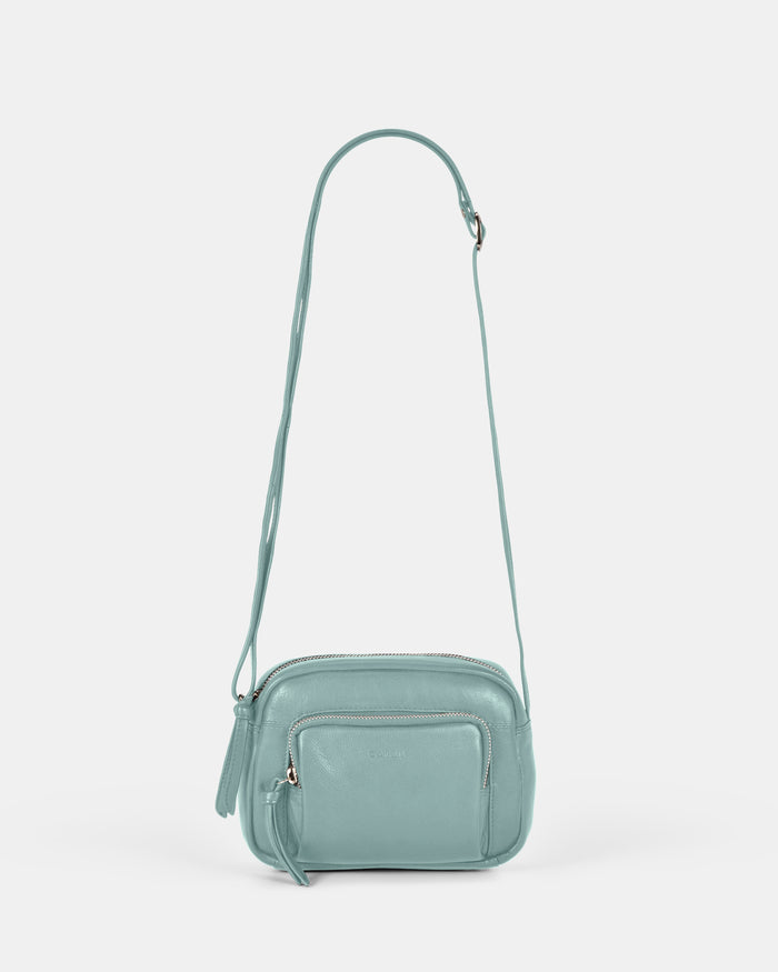 Regan Soft Leather Crossbody - Ocean