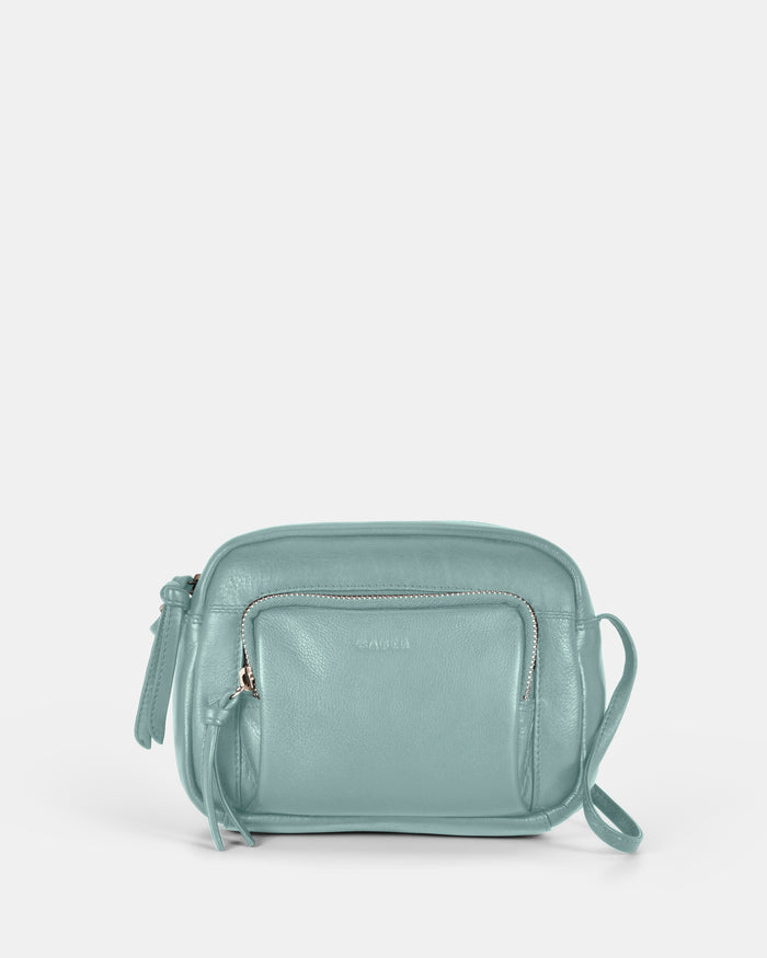 Regan Soft Leather Crossbody - Ocean