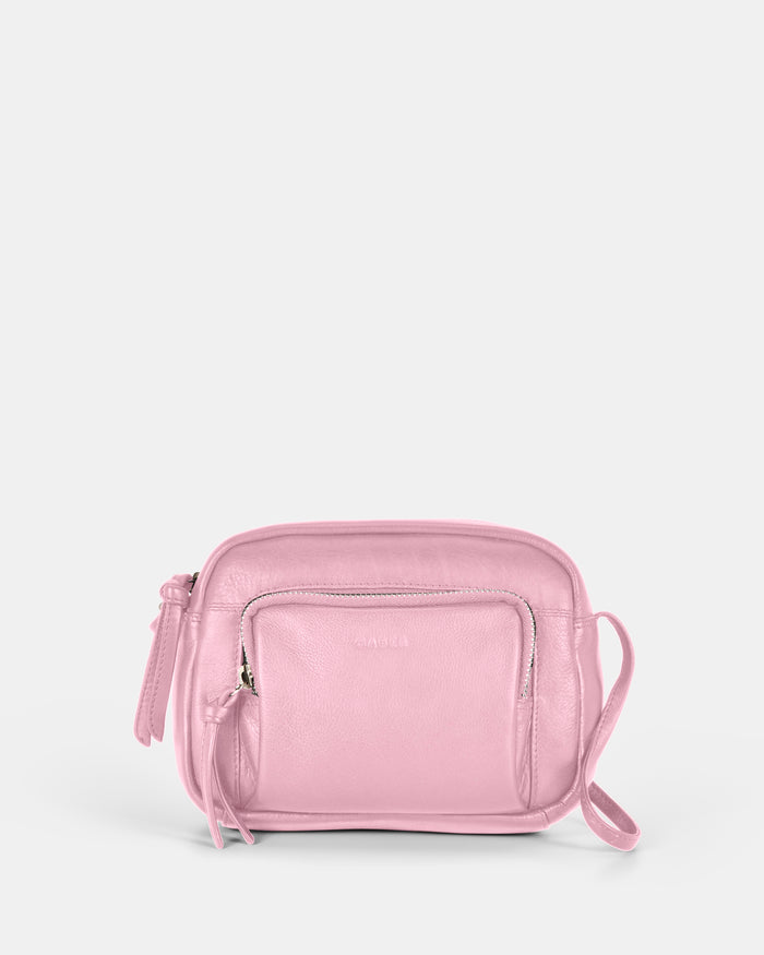 Regan Soft Leather Crossbody - Pink