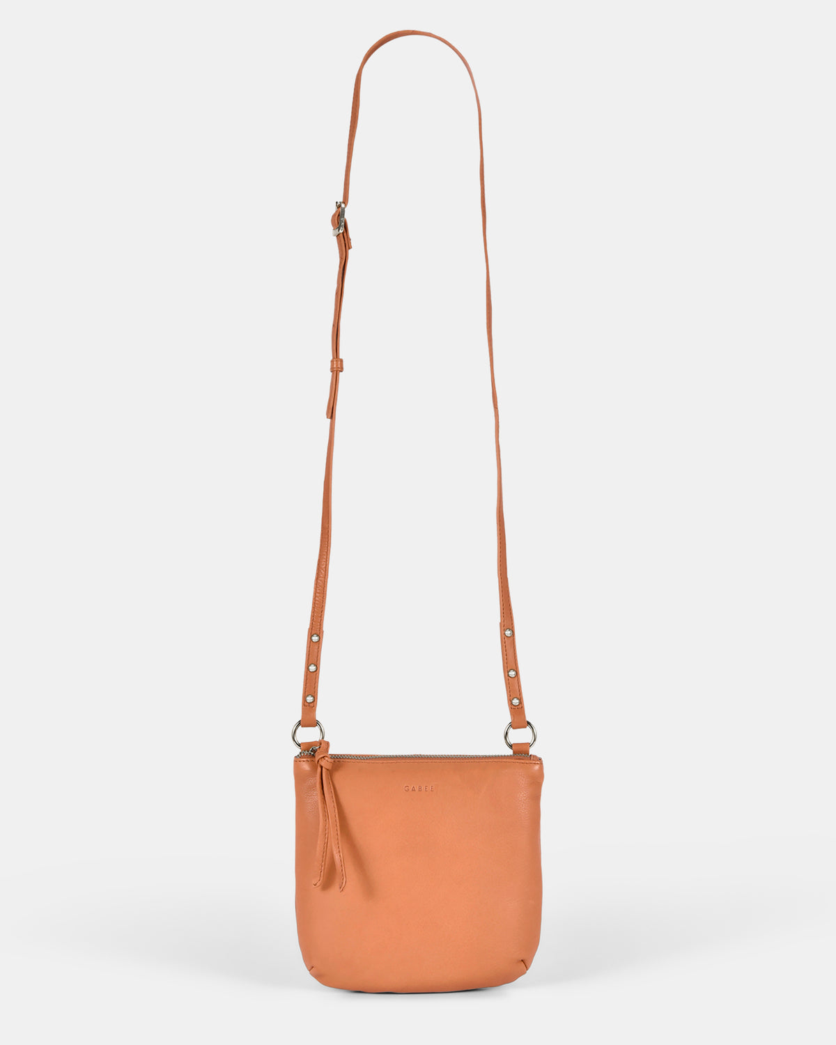 Meadow Soft Leather Pouch Crossbody - Apricot