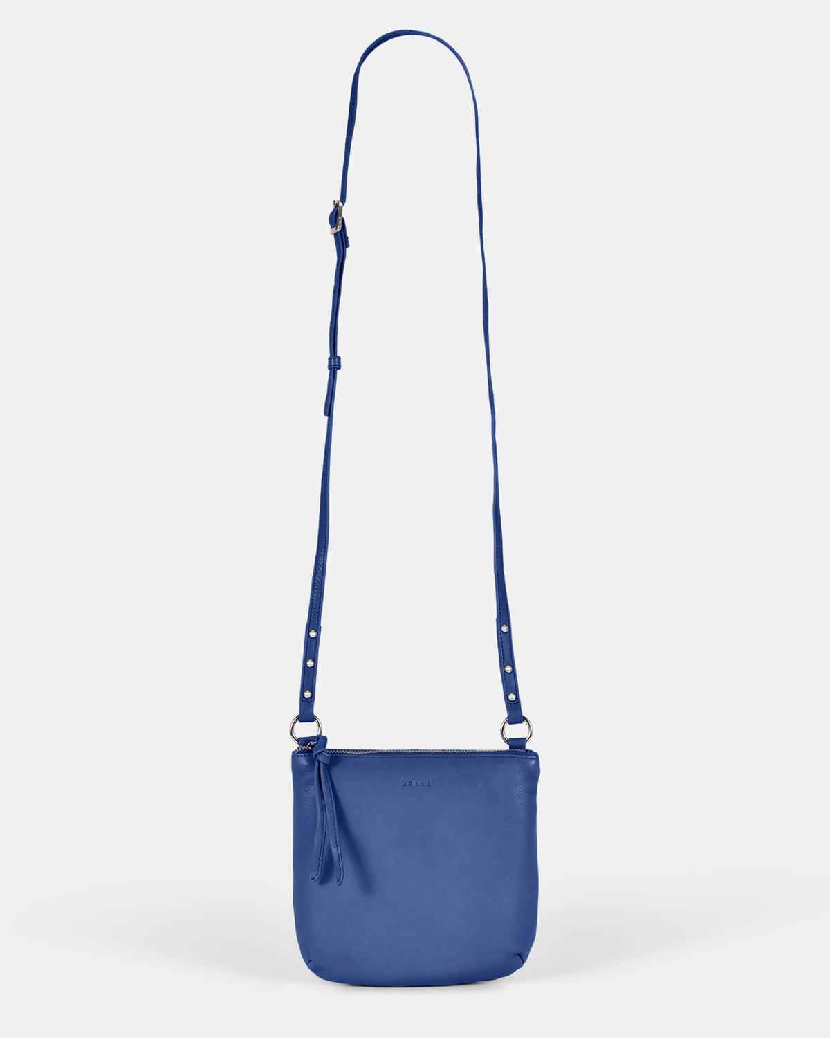 Meadow Soft Leather Pouch Crossbody - Indigo
