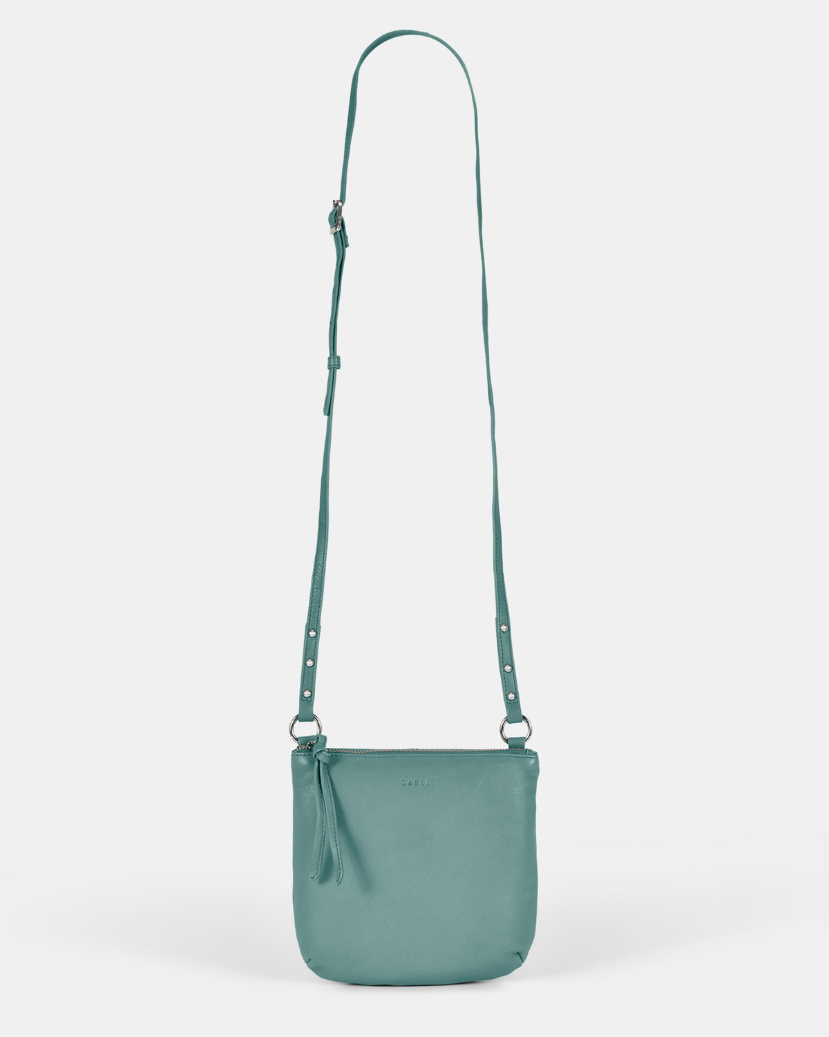 Meadow Soft Leather Pouch Crossbody - Ocean