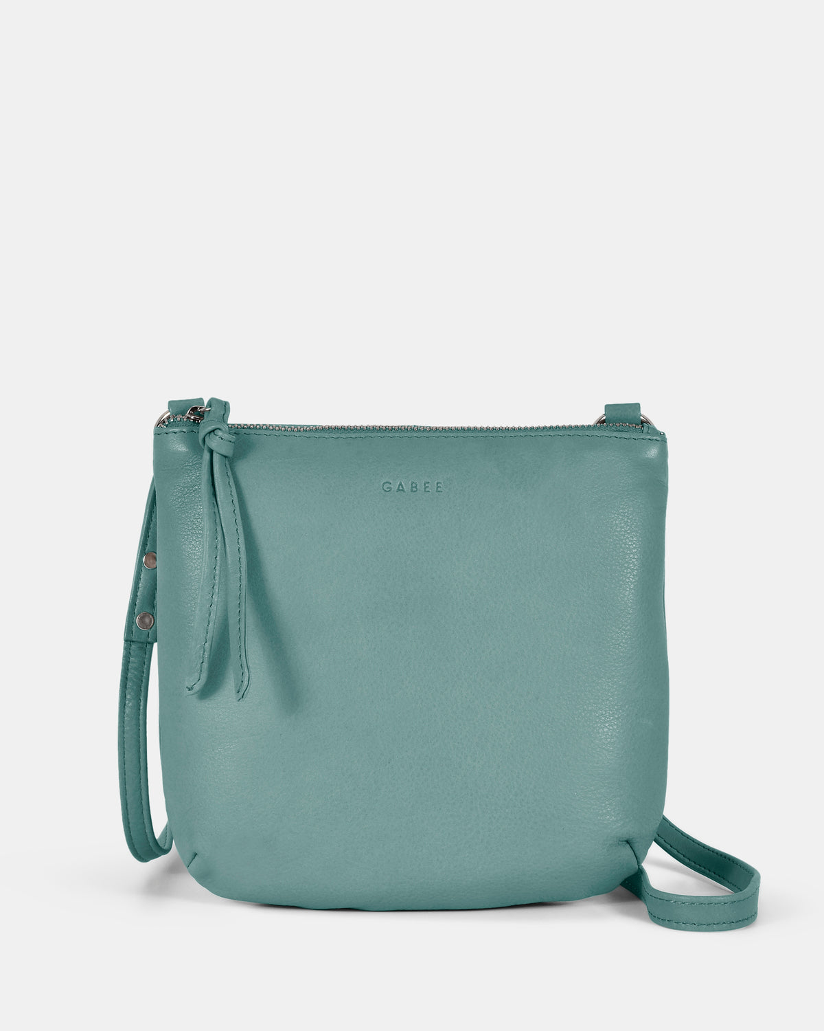 Meadow Soft Leather Pouch Crossbody - Ocean