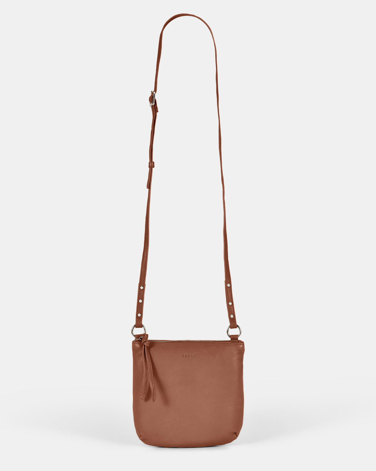 Meadow Soft Leather Pouch Crossbody - Taupe