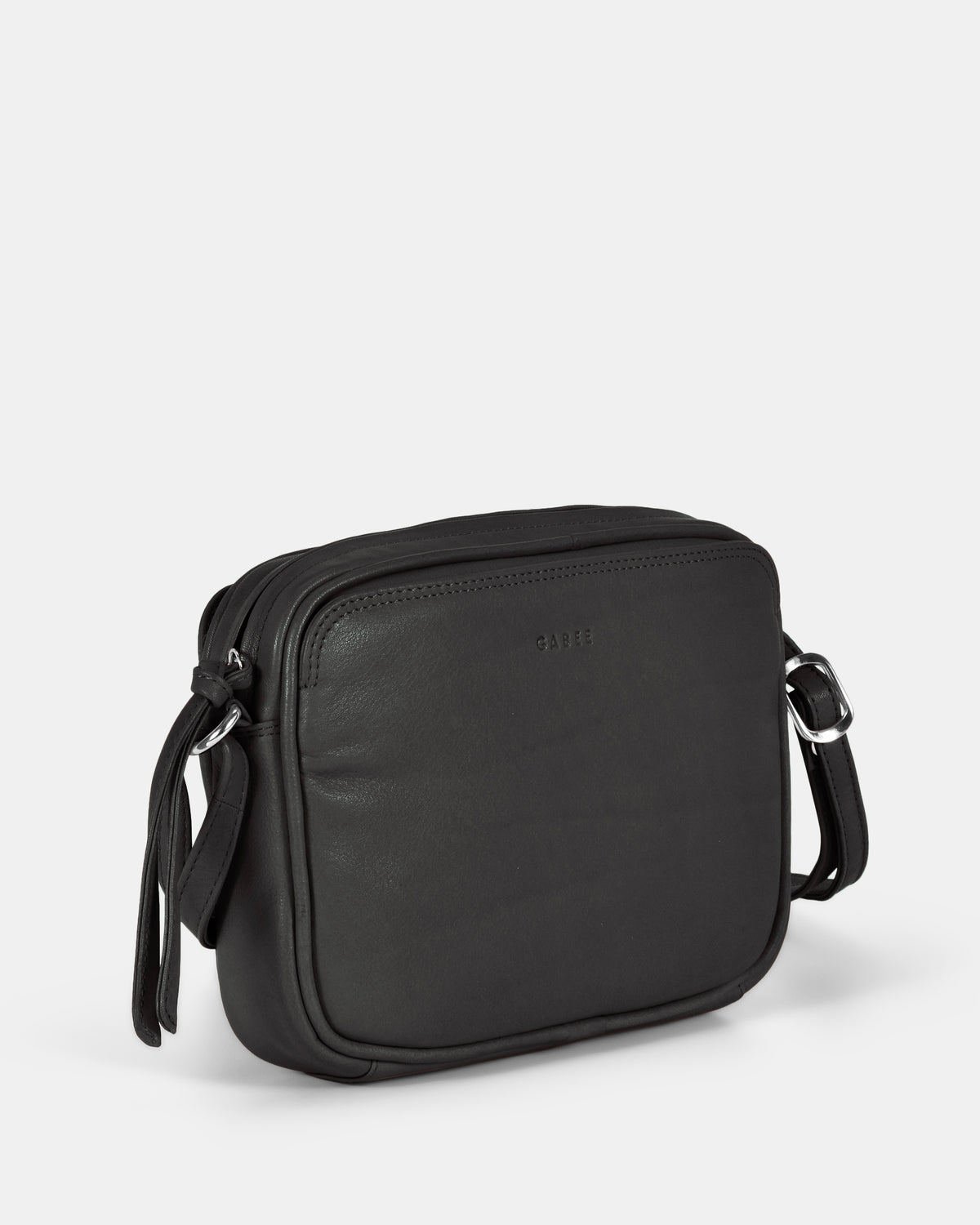 Darcy Leather Crossbody - Black