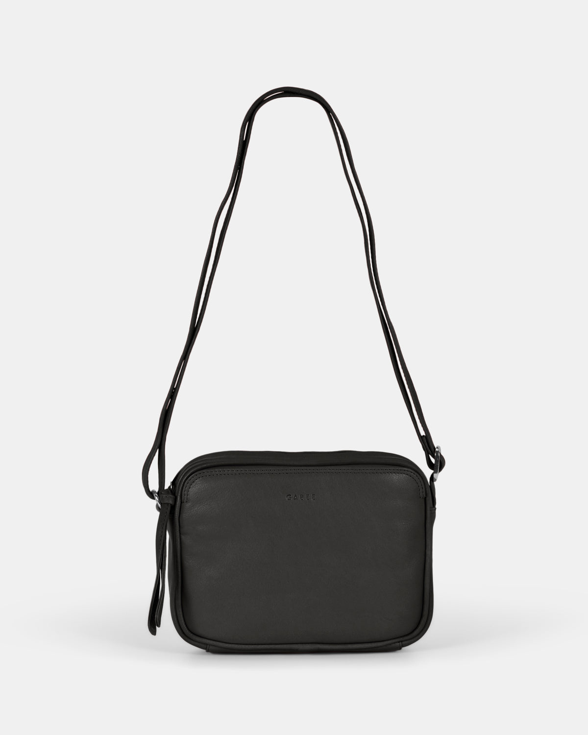 Darcy Leather Crossbody - Black