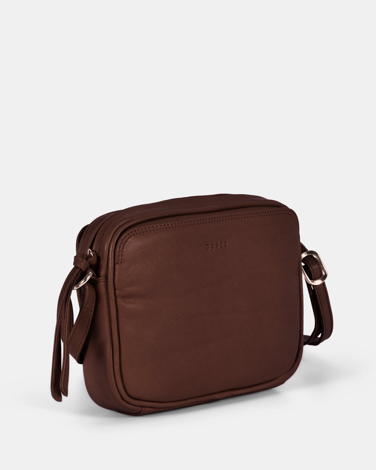 Darcy Leather Crossbody - Chocolate