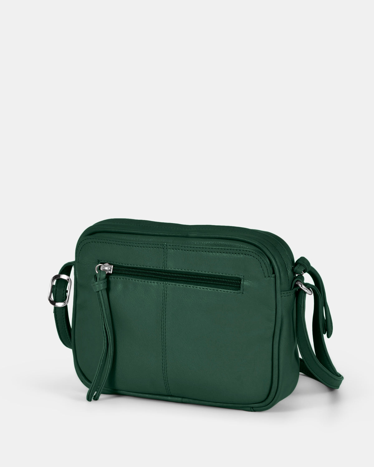 Darcy Leather Crossbody - Forest