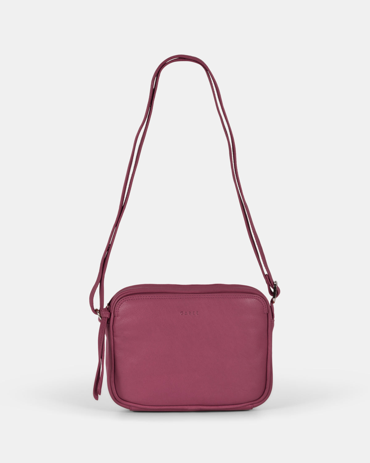 Darcy Leather Crossbody - Mulberry