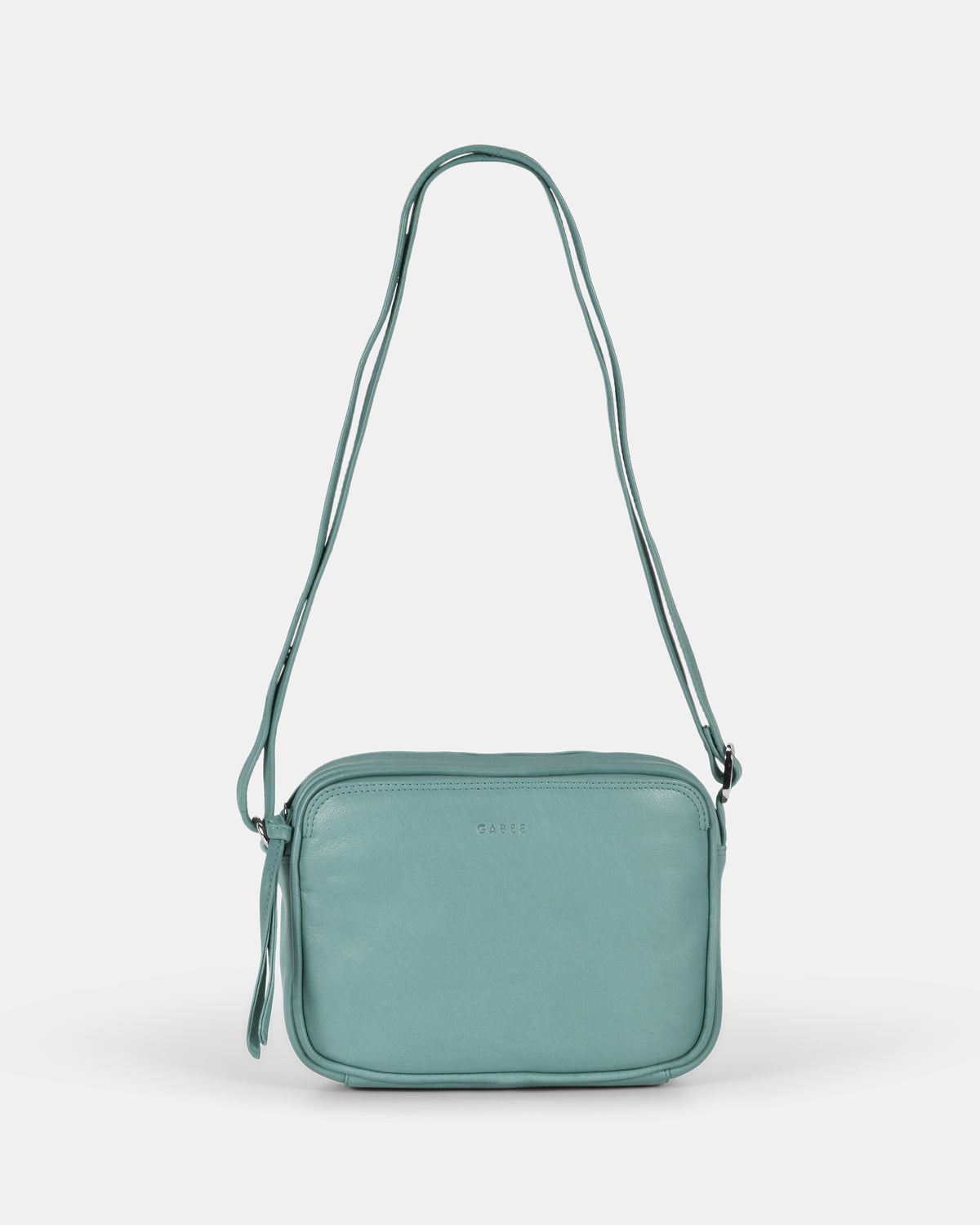 Darcy Leather Crossbody - Ocean