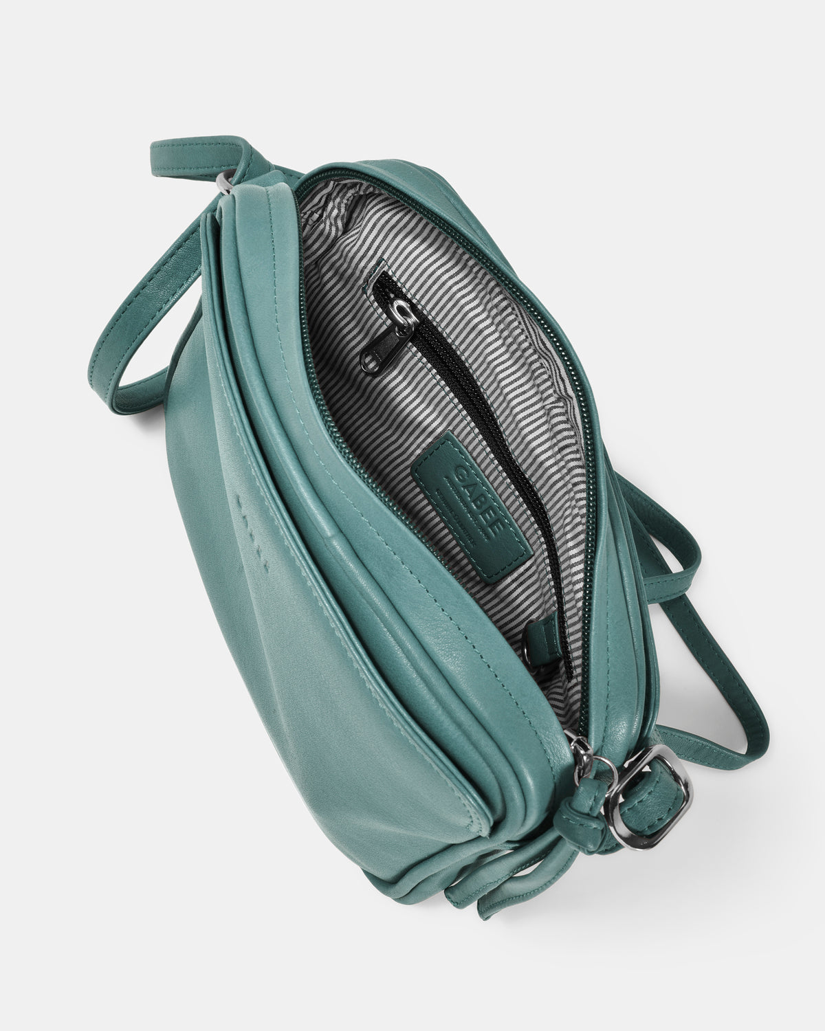 Darcy Leather Crossbody - Ocean
