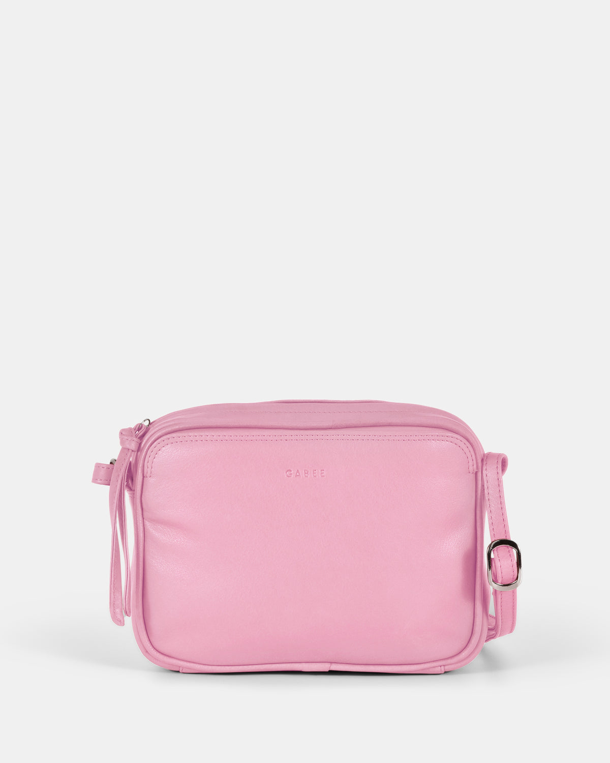 Darcy Leather Crossbody - Pink