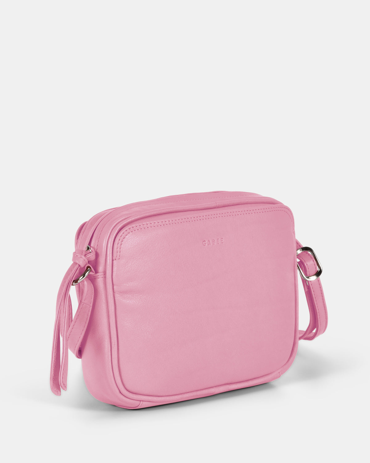 Darcy Leather Crossbody - Pink