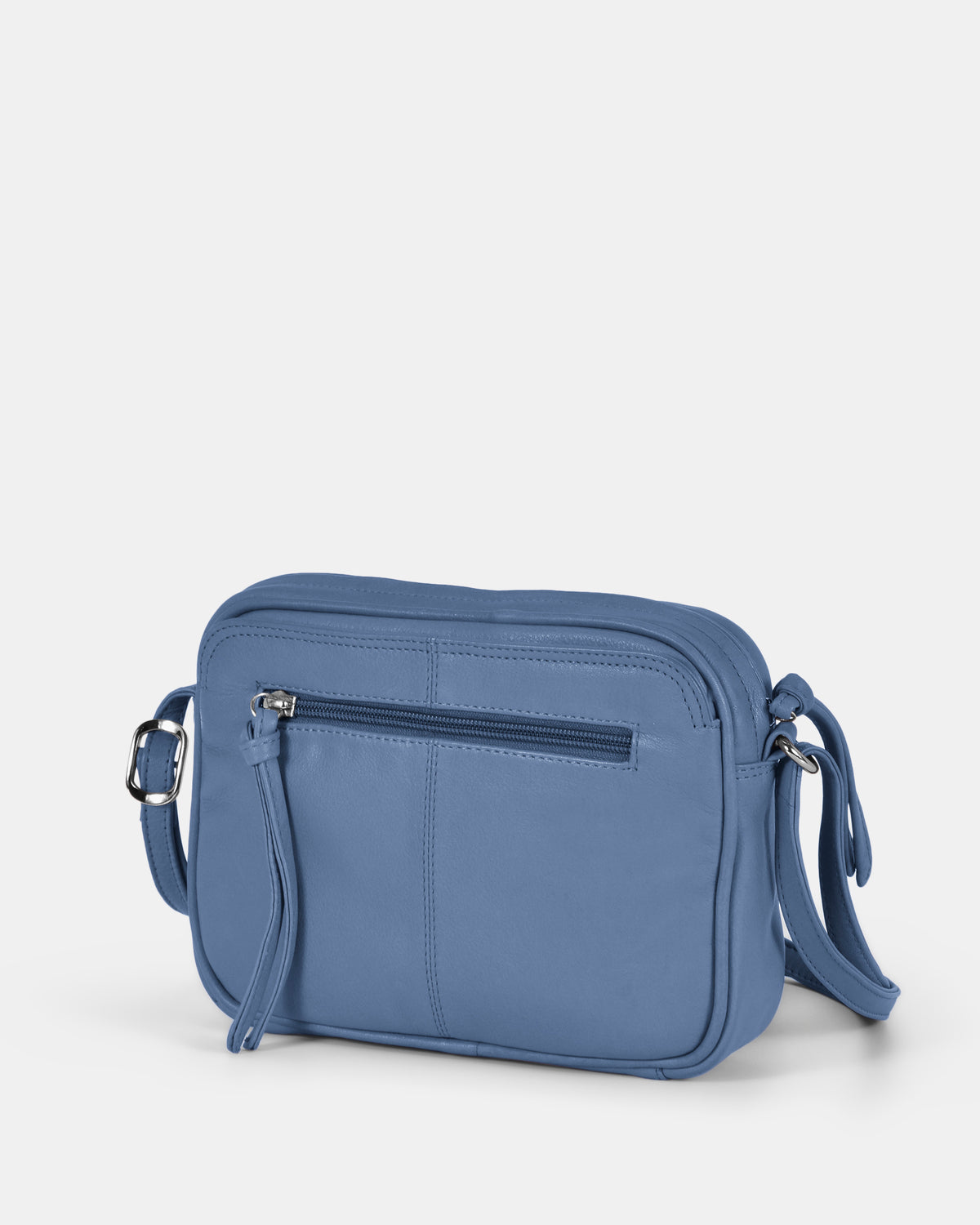Darcy Leather Crossbody - Powder