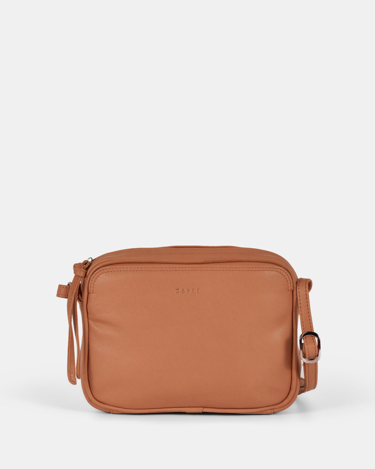 Darcy Leather Crossbody - Tan