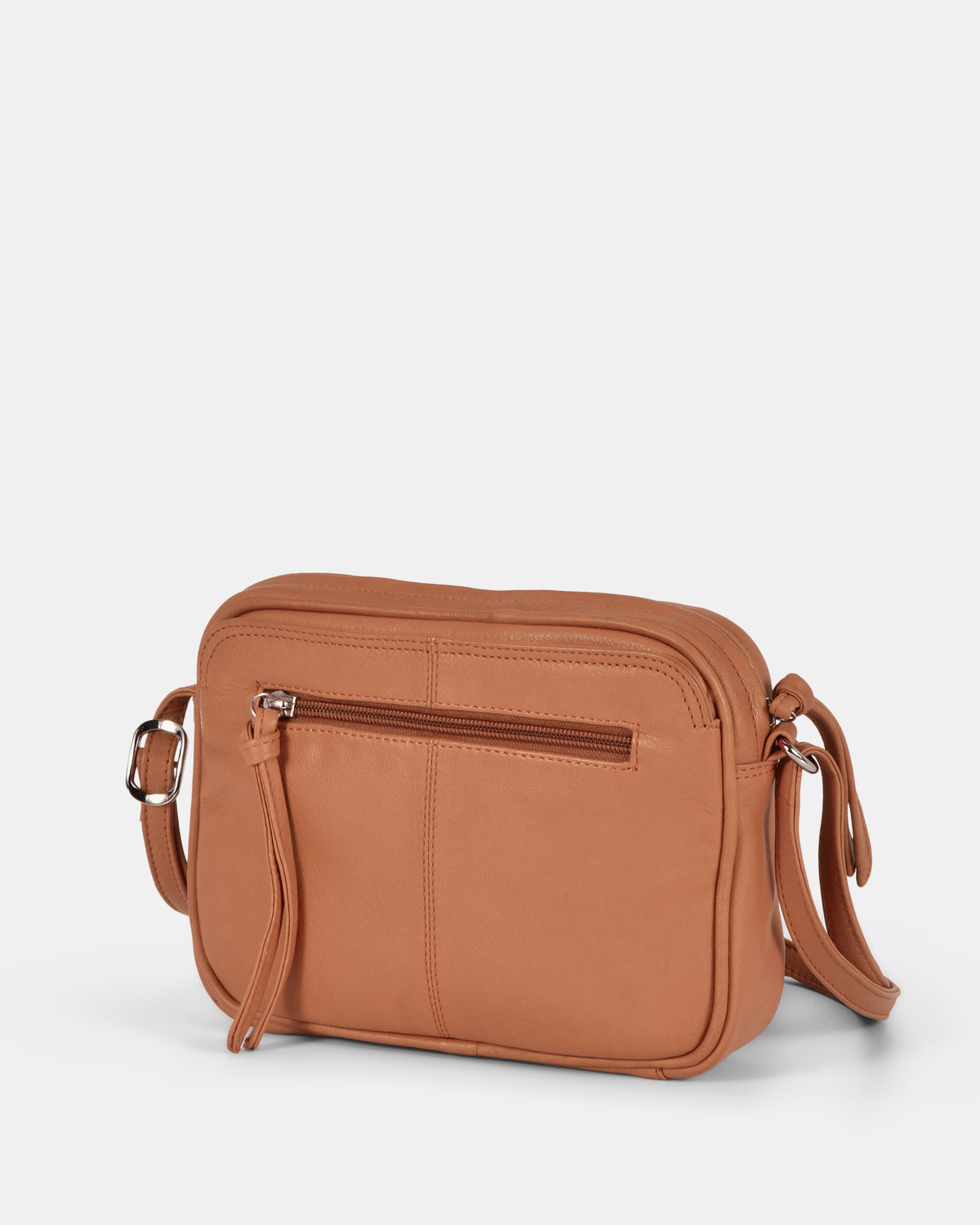 Darcy Leather Crossbody - Tan