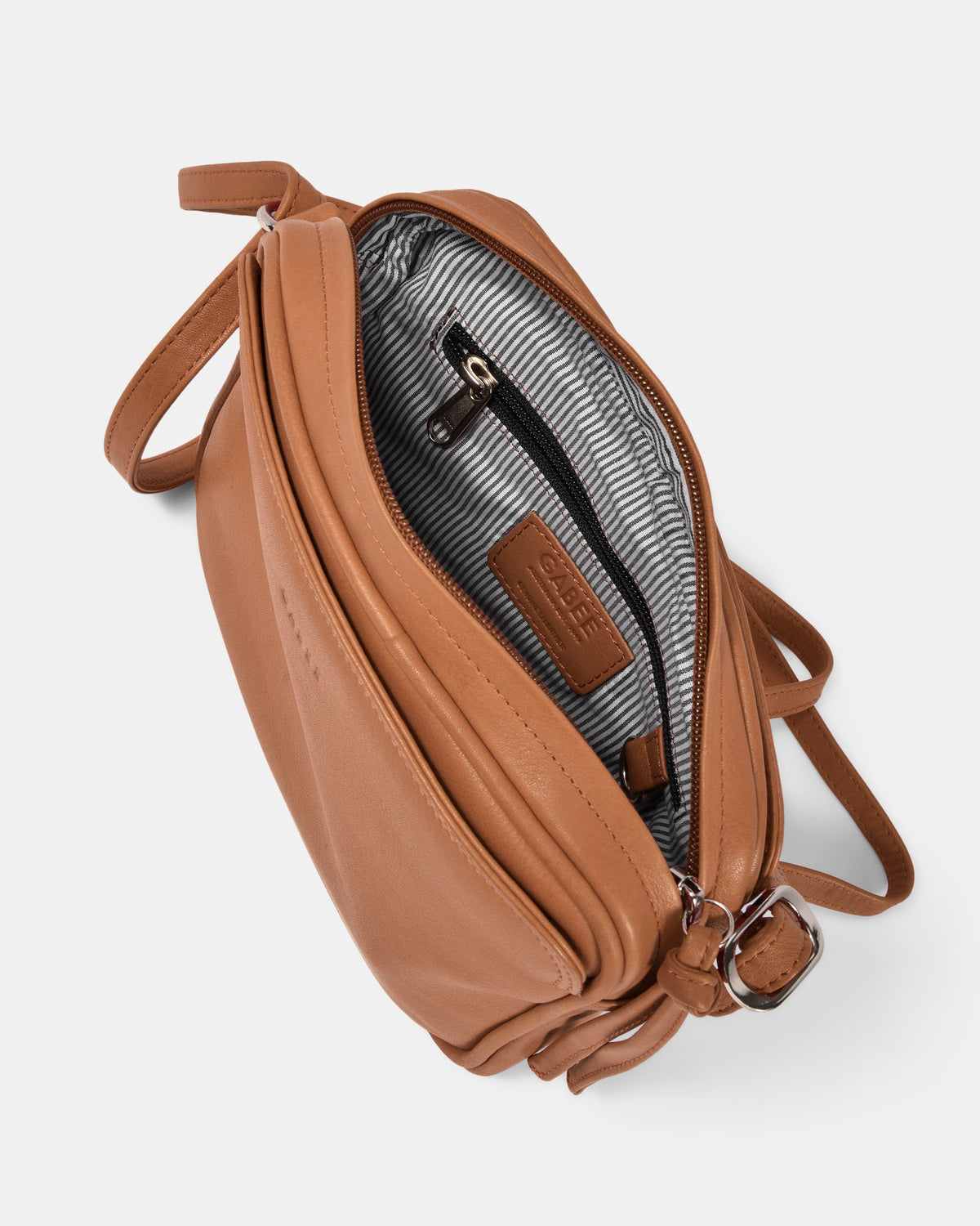 Darcy Leather Crossbody - Tan