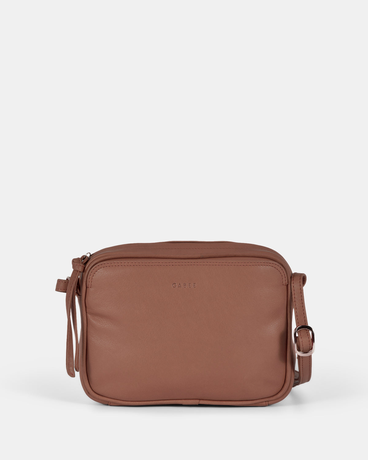 Darcy Leather Crossbody - Taupe