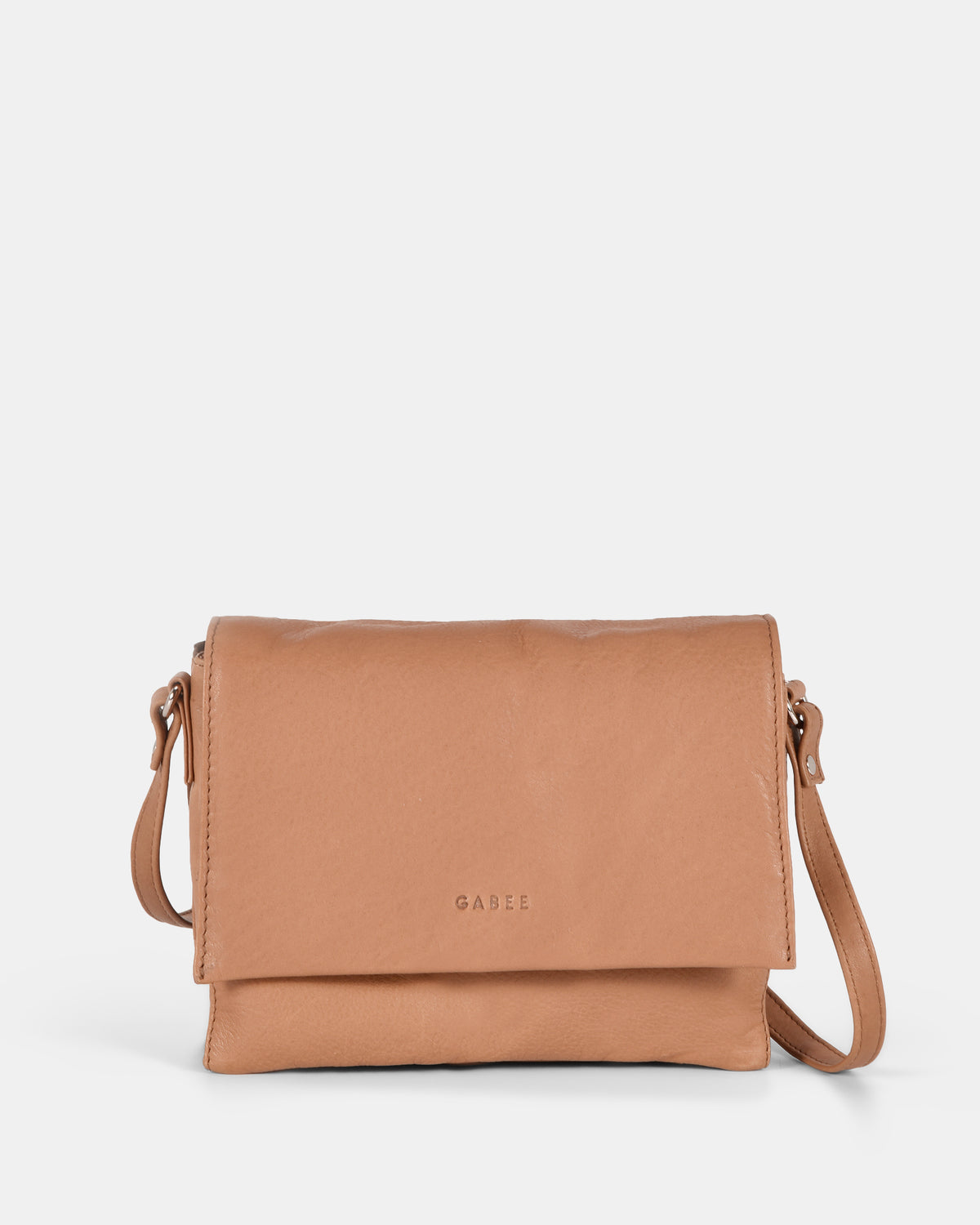 Eloise Leather Crossbody Bag - Camel