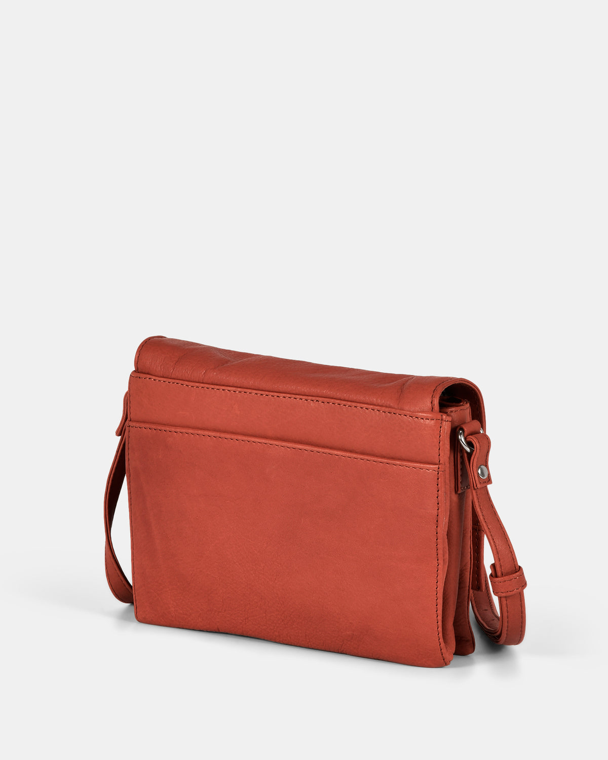 Eloise Leather Crossbody Bag - Red
