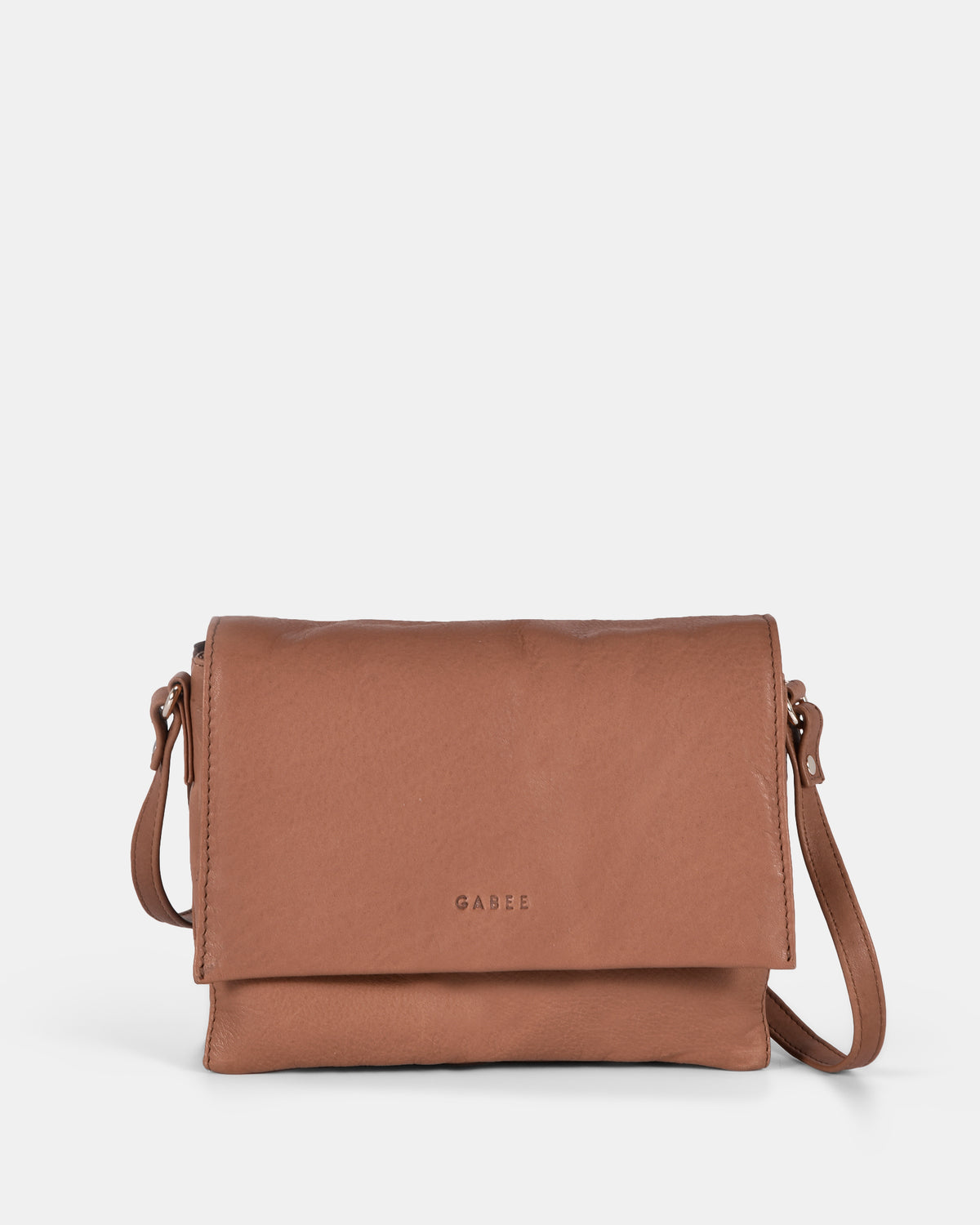 Eloise Leather Crossbody Bag - Taupe