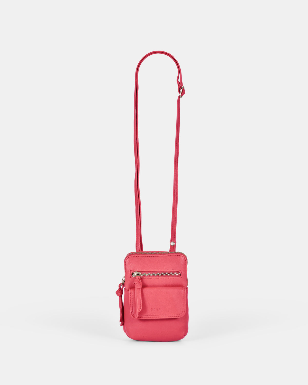 Lauren Leather Mini Crossbody - Fuchsia