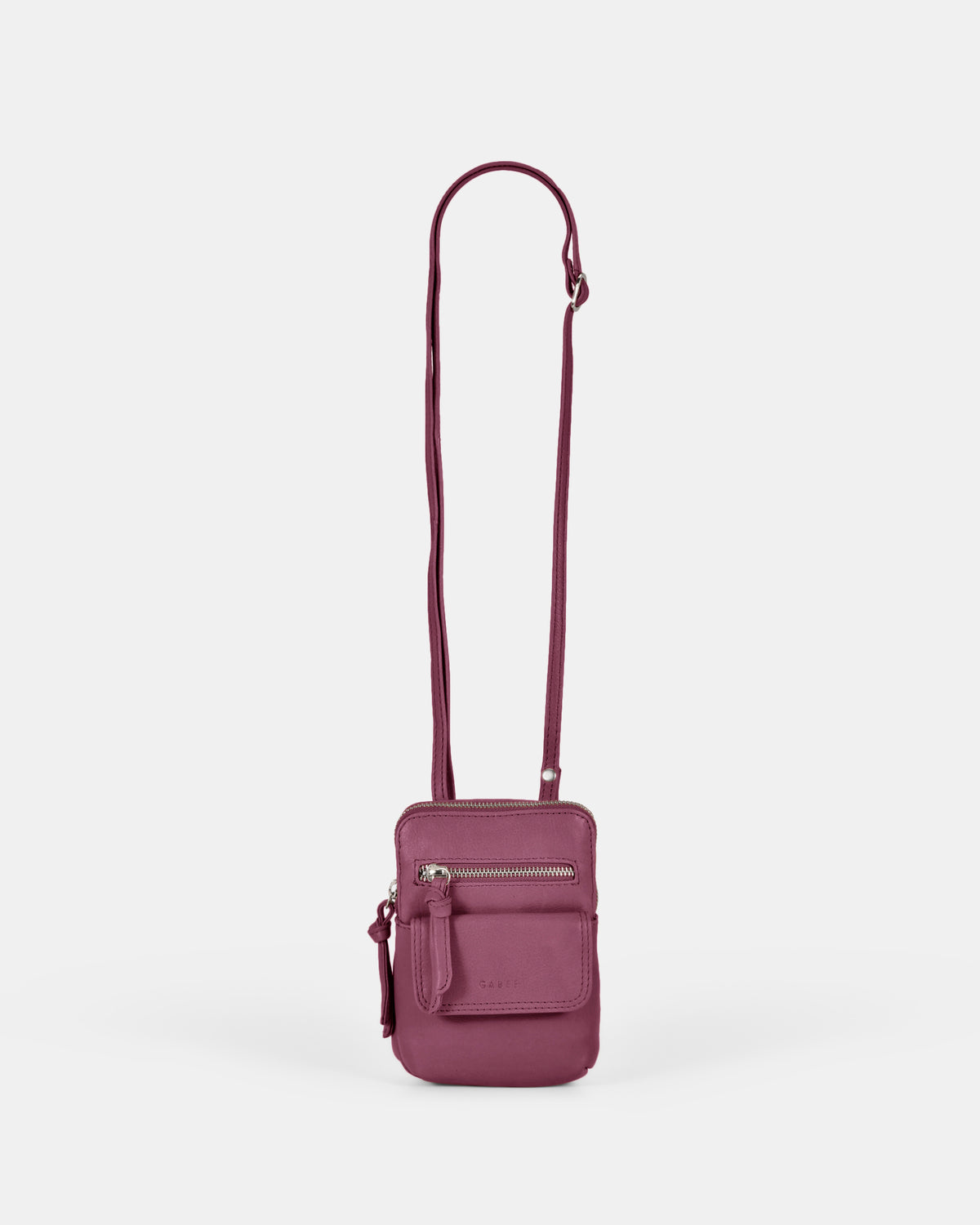 Lauren Leather Mini Crossbody - Mulberry