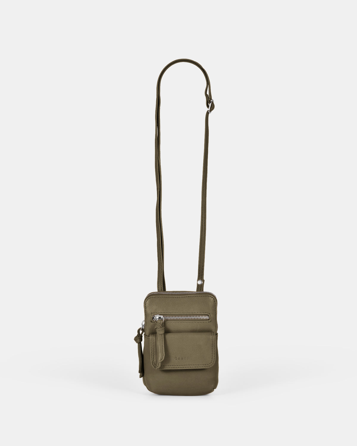 Lauren Leather Mini Crossbody - Olive