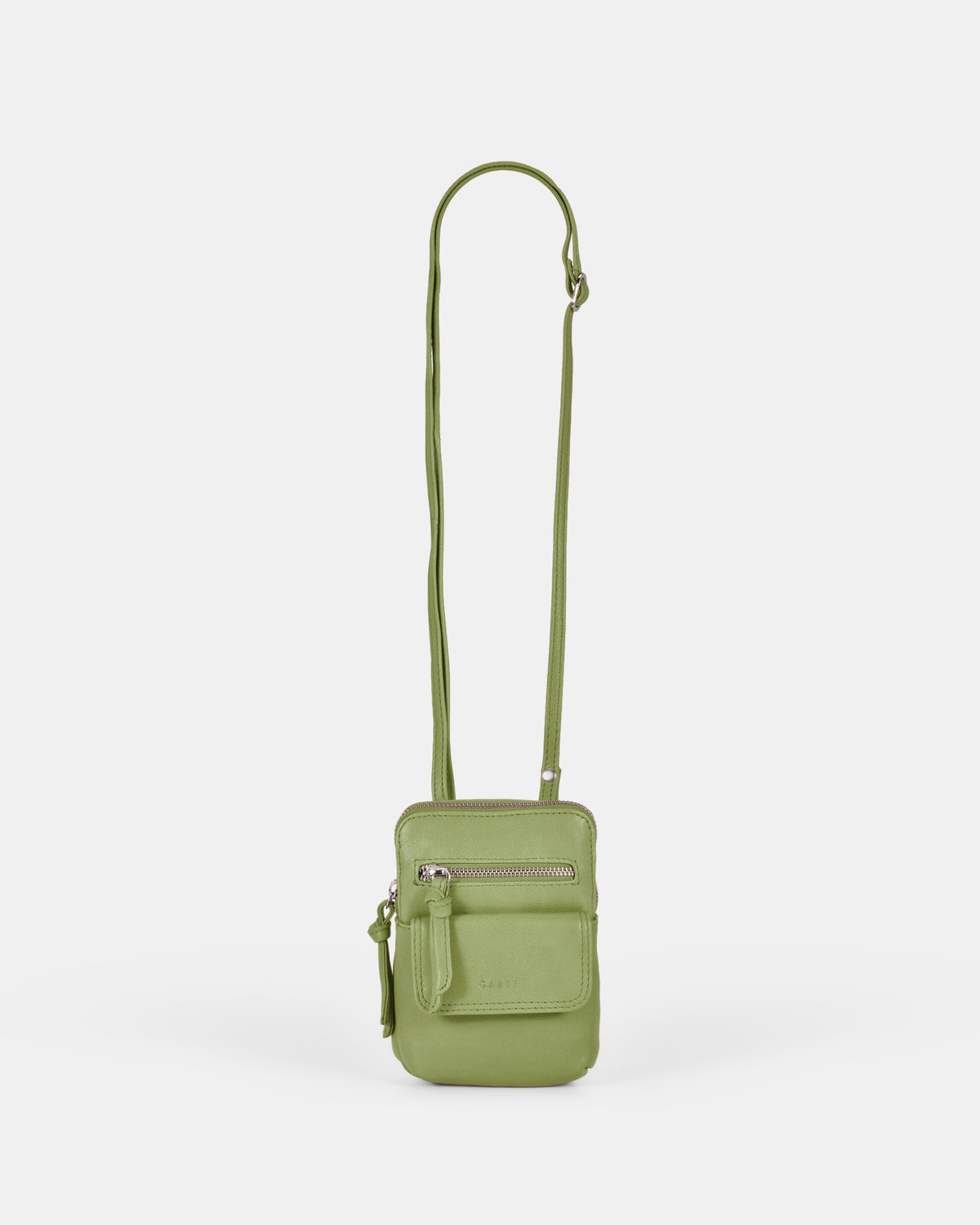 Lauren Leather Mini Crossbody - Pear