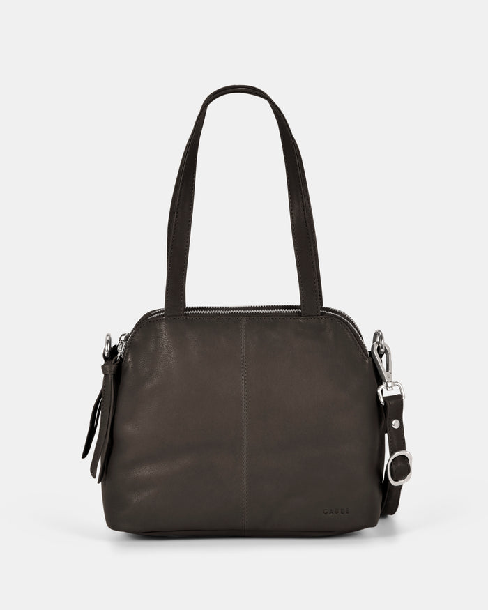 Mich Leather Mini Tote - Black