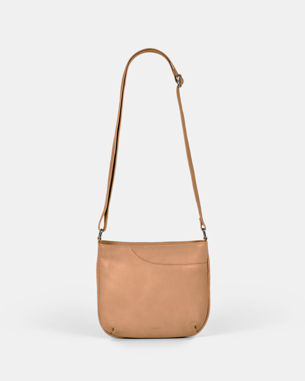 Avery Leather Crossbody Bag - Camel
