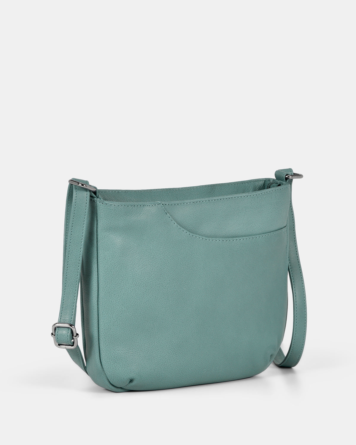 Avery Leather Crossbody Bag - Ocean