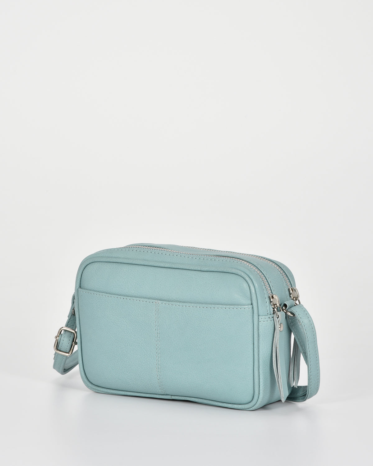 Norah Leather Crossbody Bag - Ocean