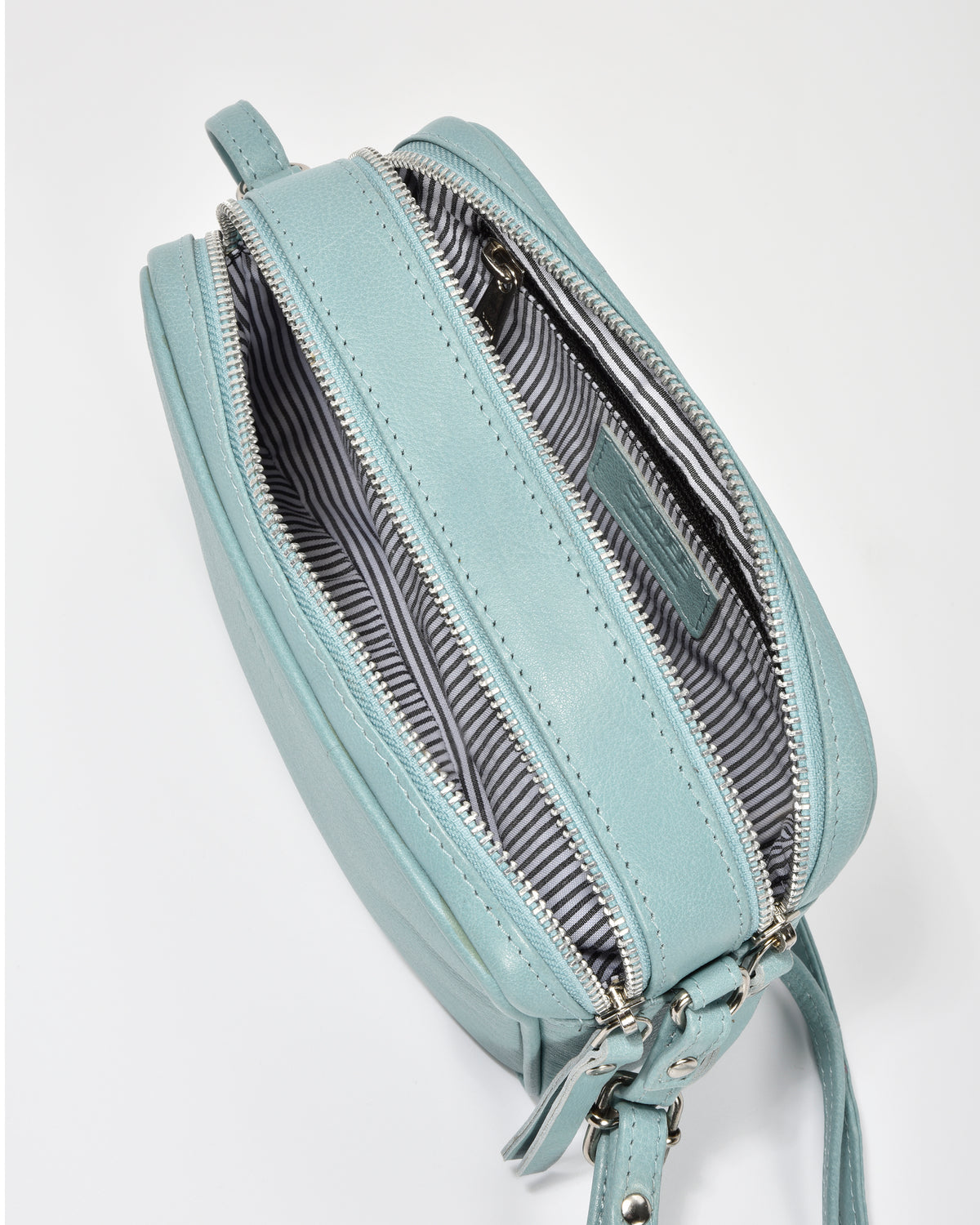 Norah Leather Crossbody Bag - Ocean