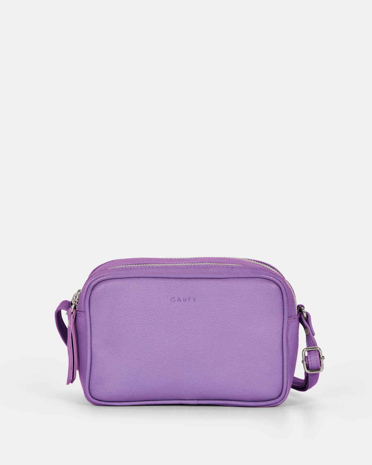 Norah Leather Crossbody Bag - Lavender