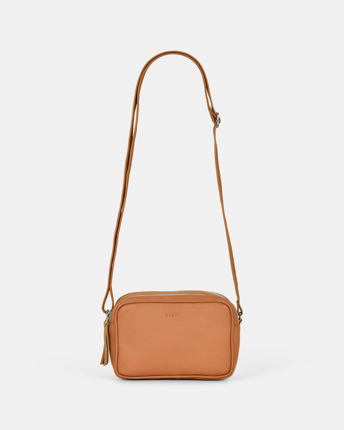 Norah Leather Crossbody Bag - Tan