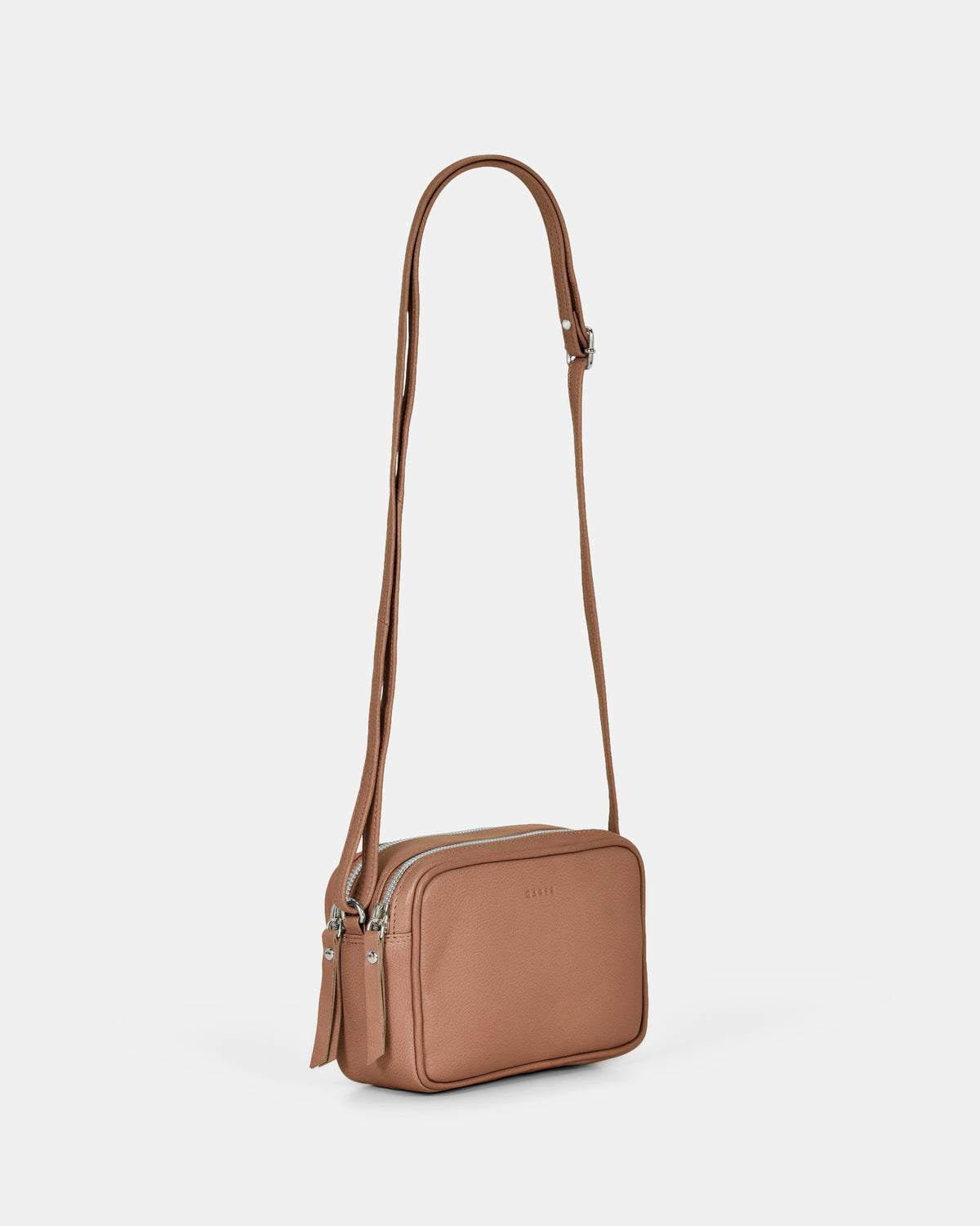 Norah Leather Crossbody Bag - Taupe