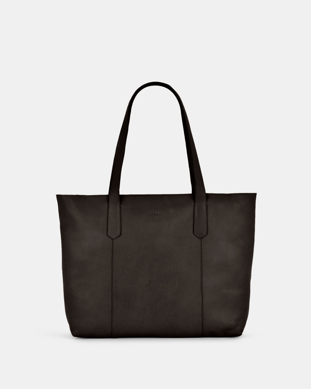 Genine Leather Tote Bag - Black