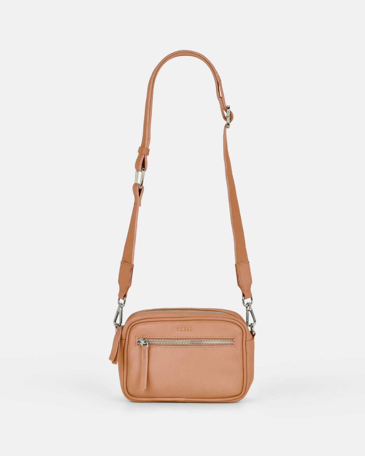 Lara Leather Crossbody Bag - Camel