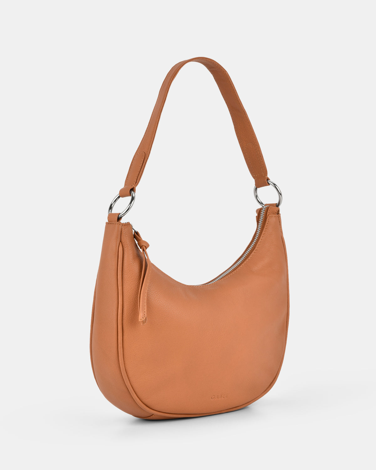 Tessa Leather Shoulder Bag - Apricot