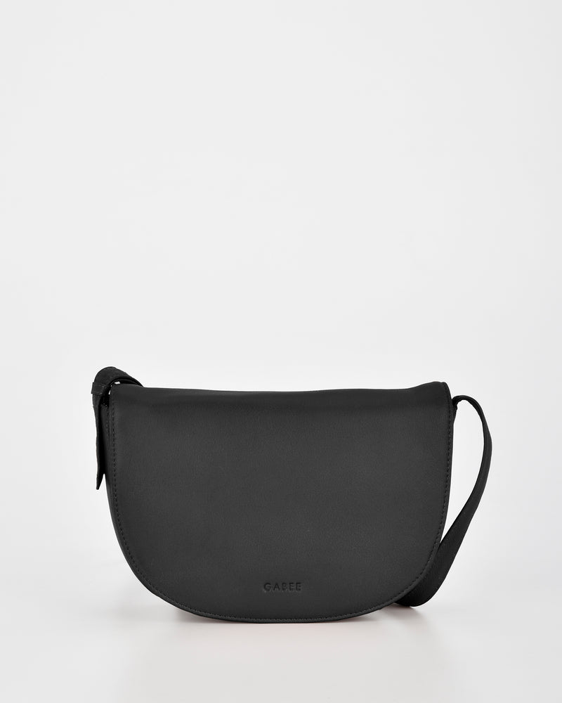 Louise Leather Flap over Crossbody Bag