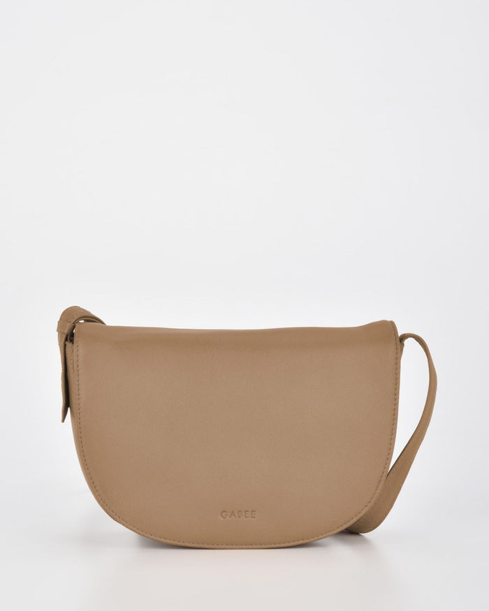 Louise Leather Flap over Crossbody Bag