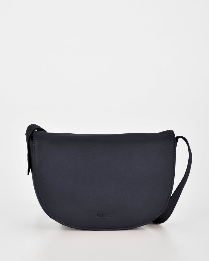 Louise Leather Flap over Crossbody Bag