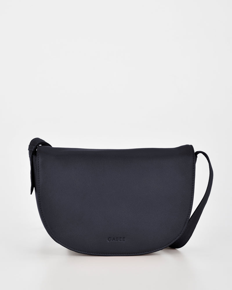 Louise Leather Flap over Crossbody Bag