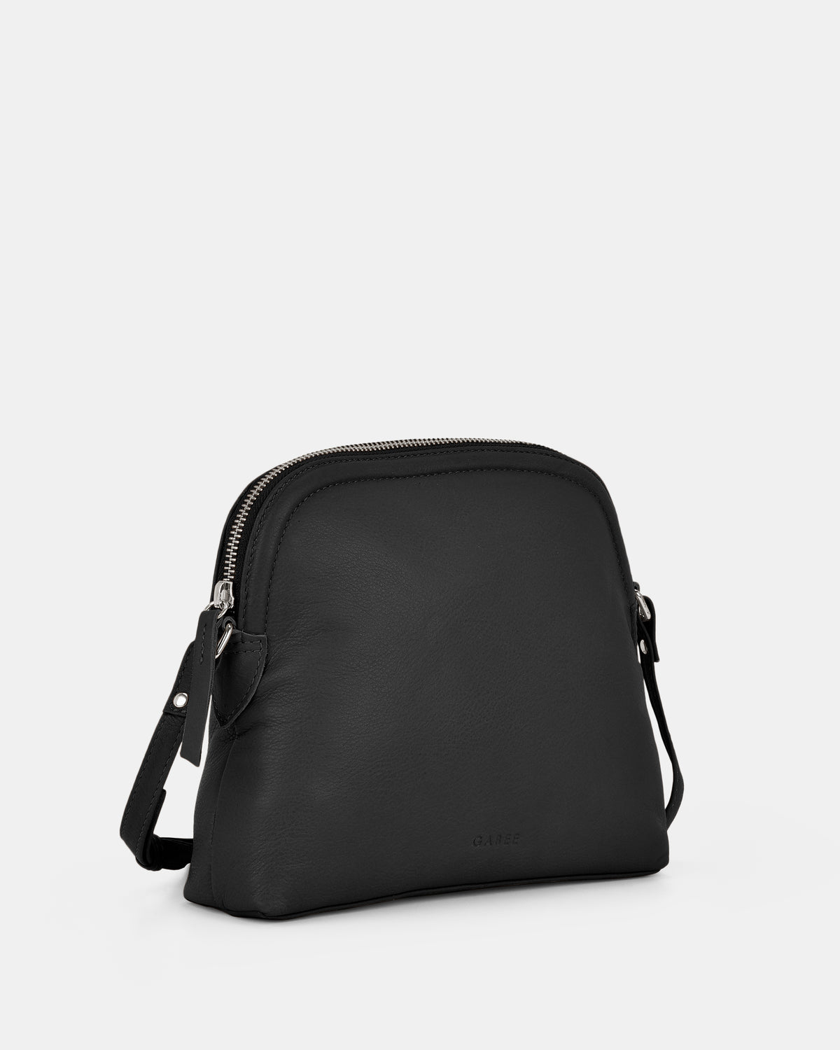 Sabine Leather Crossbody Bag - Black