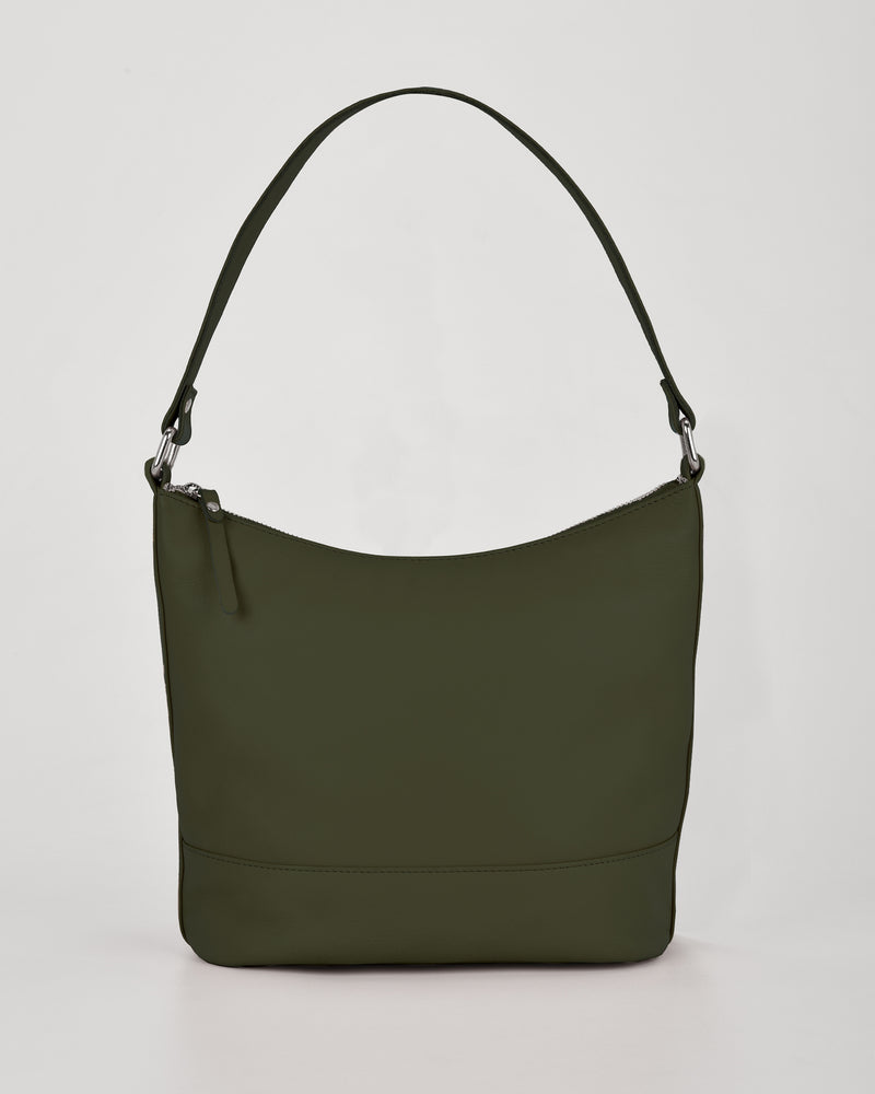 Kirsten Leather Bucket Shoulder Bag