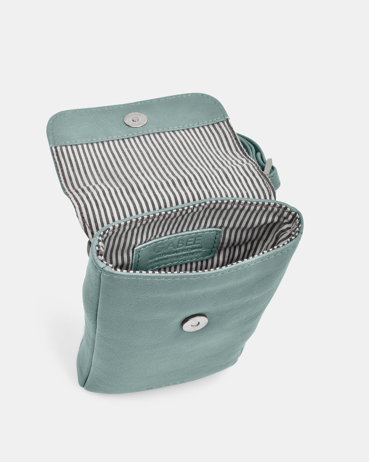 Allison Leather Mini Crossbody Phone Bag - Ocean