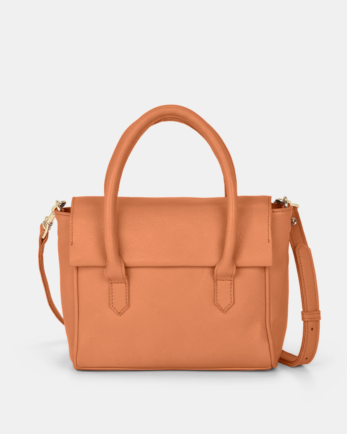 Carrie Leather Mini Tote - Tan