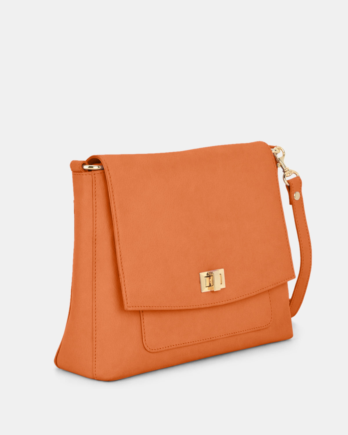 Meranda Soft Leather Crossbody Bag - Tan