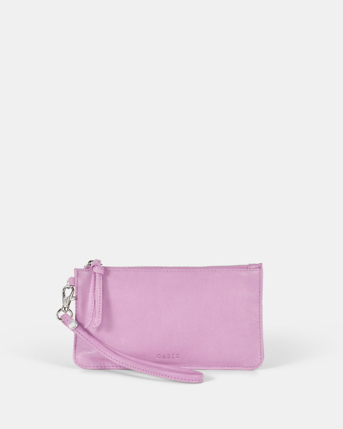 Abril Soft Leather Wristlet Purse - Pink